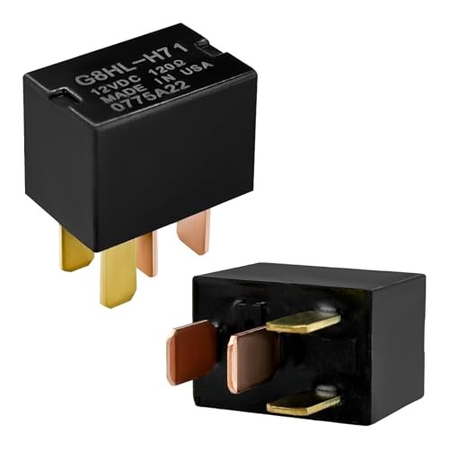2PCS Car AC Relay, G8HL-H71 Multiple Use AC & Starter Relay Plug Replacement,