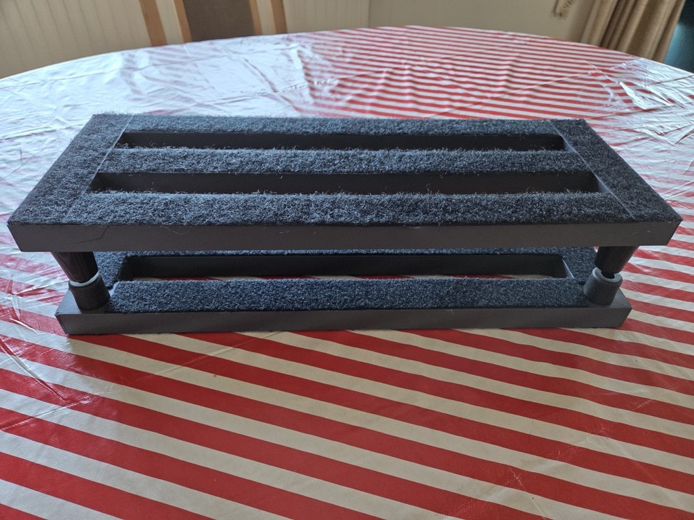 Custom "Sandwich" 2-Tier Prototype Pedalboard