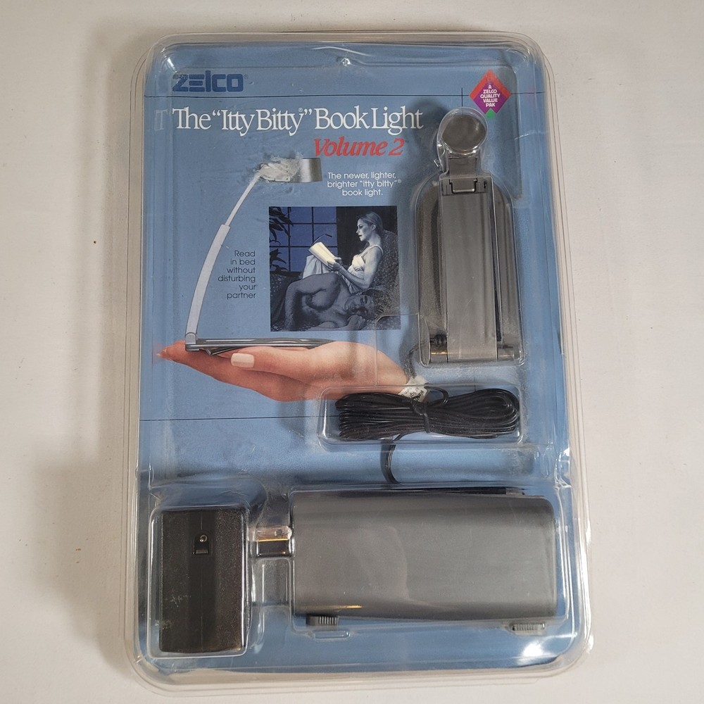 1998 NEW Zelco Itty Bitty Book Light Volume 2 High-Tech Smaller Lighter Brighter