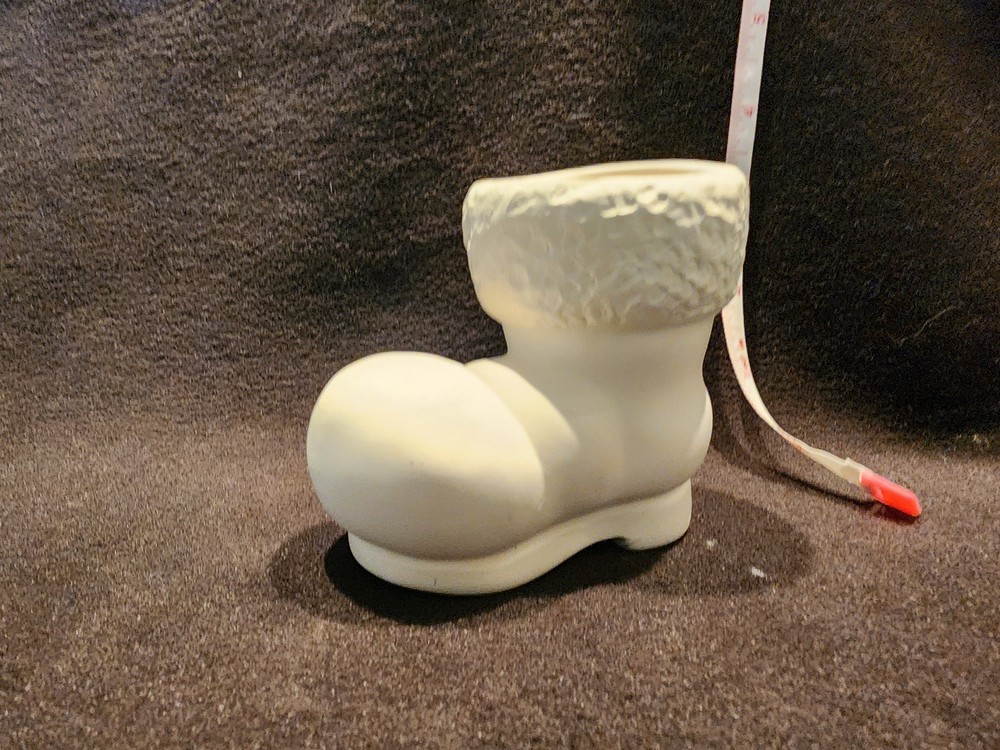 Ready to Paint Ceramic Bisque Santa Boot