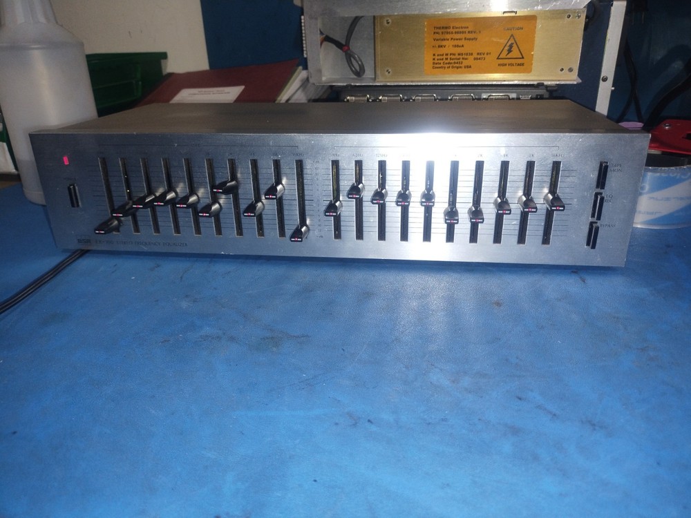 BSR EX-100 Vintage Stereo Frequency Equalizer.