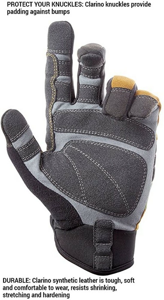 CLC Custom Leathercraft 160X Contractor XtraCoverage Flexible Handle Work Gloves