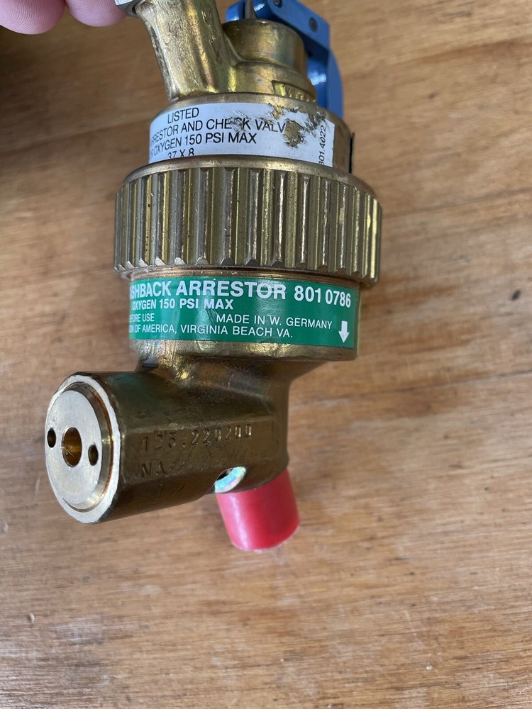 CONCOA Super 78 OXYGEN FLASH BACK ARRESTOR 8010786 150 PSI Max