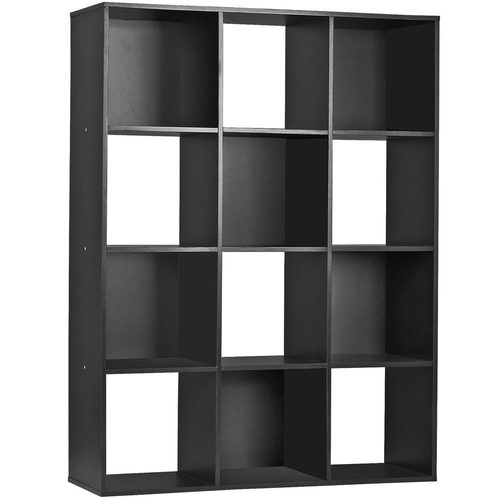 12 Cube Storage Organizer Bookcase Closet Storage for Home office Decor Black