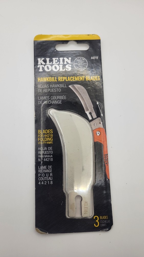 Klein Tools 44219 Replacement Hawkbill Blade 3-Pack