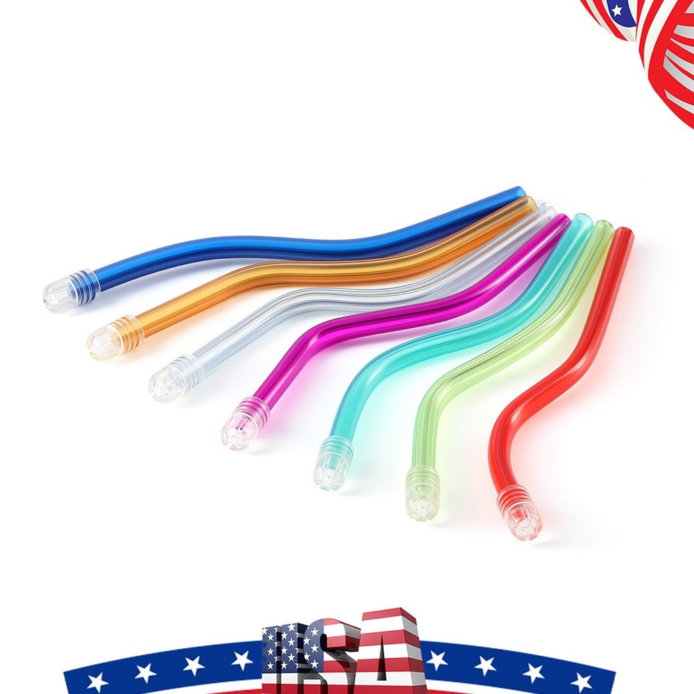 100PCS Disposable Dental Saliva Ejector Evacuation Suction Tips Assorted AZDENT