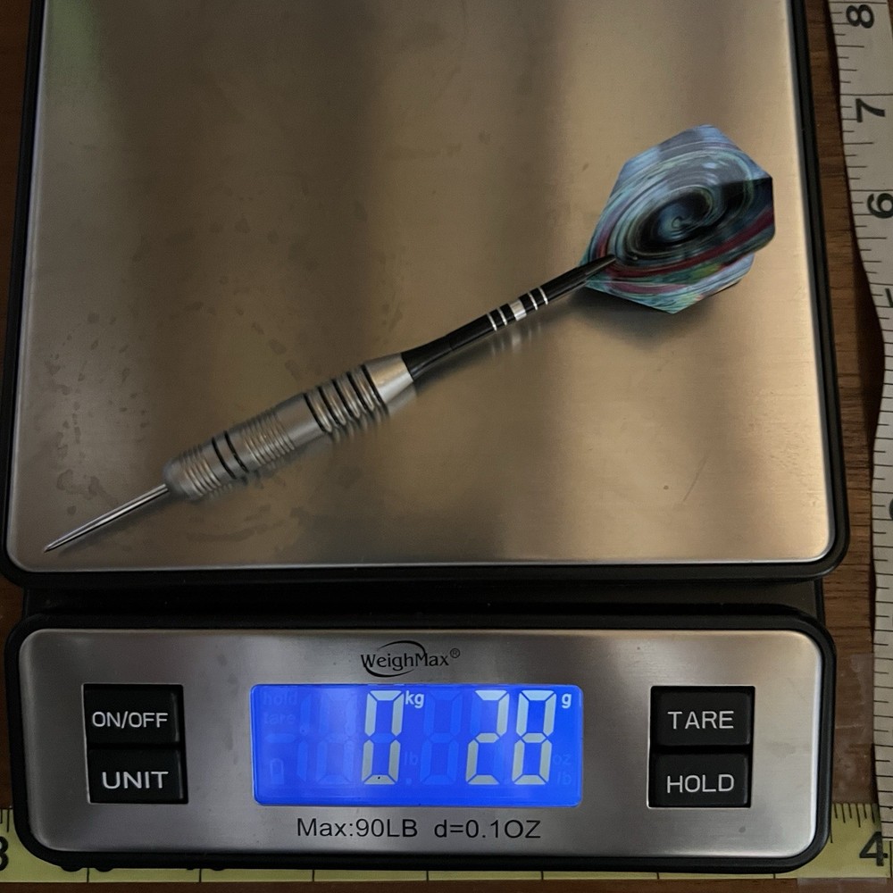 3 Used Steel Tipped Darts