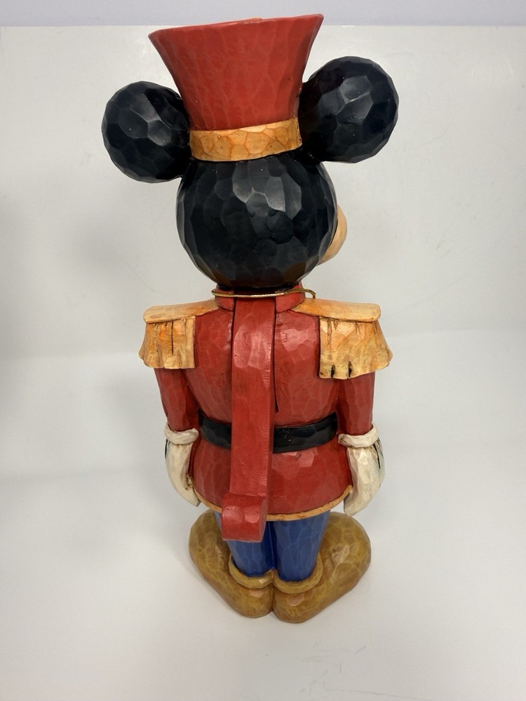 Jim Shore Disney Traditions Mickey Mouse Salutations Nutcracker Figurine READ