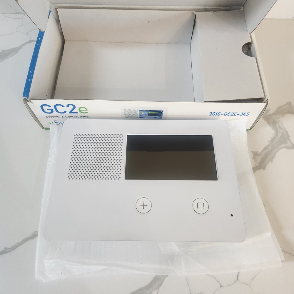2GIG GC2e Security & Control Panel, 5" Touch Screen, Z-Wave Plus, Two-Way Voice