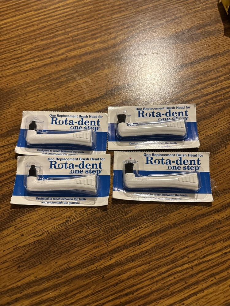Rita-dent One Step Replacement Brush Head Lot Of 4