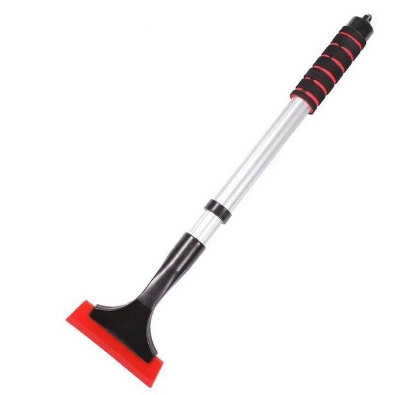 Extendable Aluminum Ice Scraper Snow Brush Car Windshield Telescopic Extra Snow
