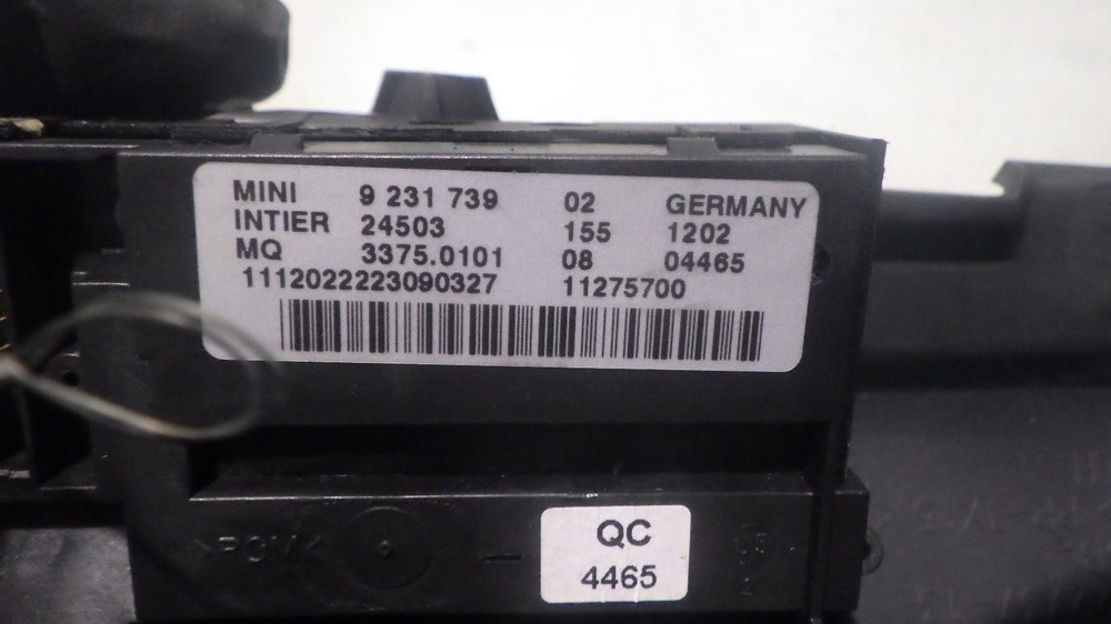 11 MINI COOPER Start Stop Button Ignition Switch 9231739