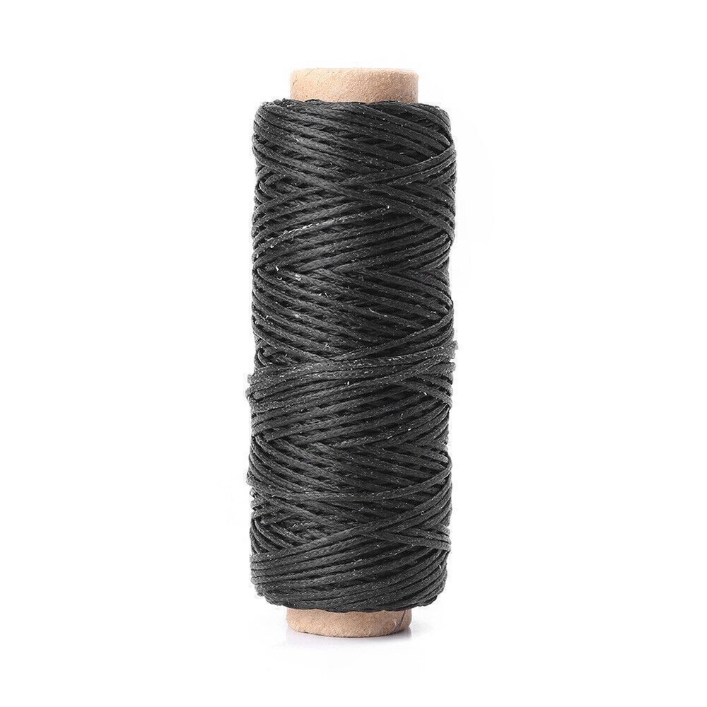 1PC 50M 150D 1mm Leather Sewing Waxed Thread Wax String Craft Stitching Cord