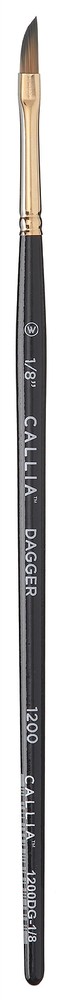Willow Wolfe Callia Artist Dagger Brush-1/8"