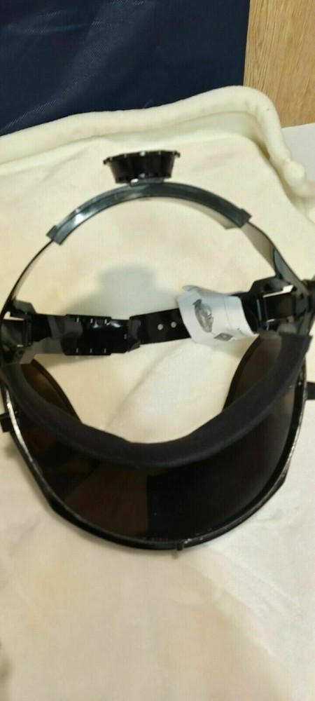 Matrix Faceshield, Headgear, Black, Leatherette Sweatband/Polycarbonate