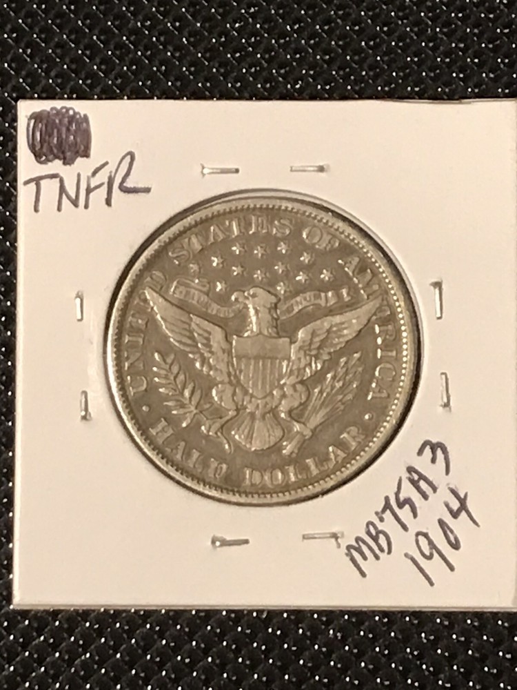 1904 Barber Half Dollar VF++