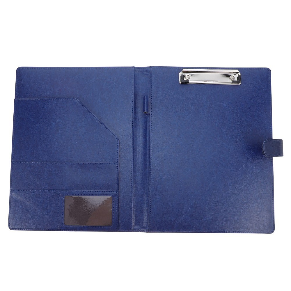 Business Document Folder Portfolio Office File Organizer Clipboard Holder