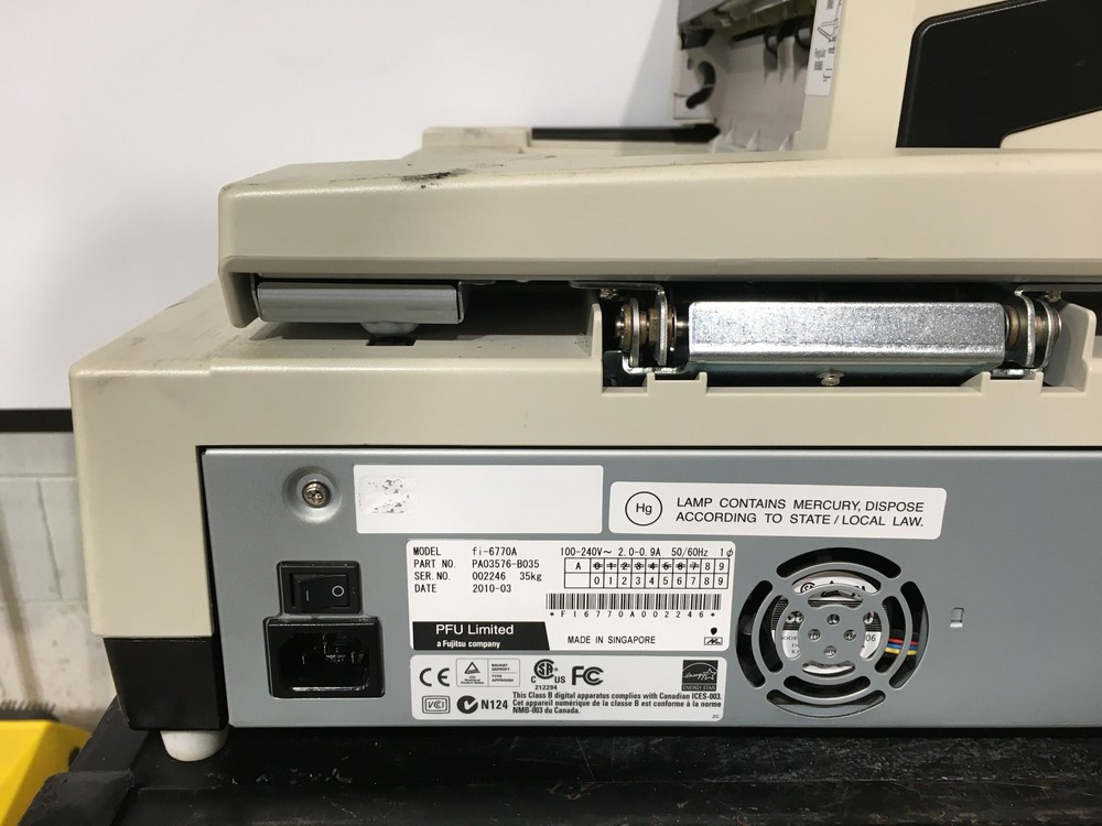 Fujitsu FI-6770A Color Flatbed Image Document Highspeed Scanner