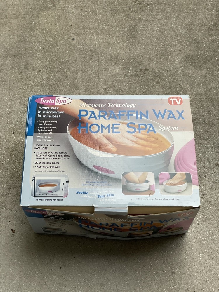 Insta Spa, Paraffin Wax Home Spa System, Microwave Technology - Never Used
