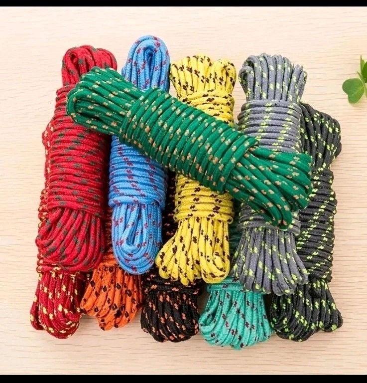 2pc Multifunctional Nylon Rope Non-slip And Windproof Rope 32ft