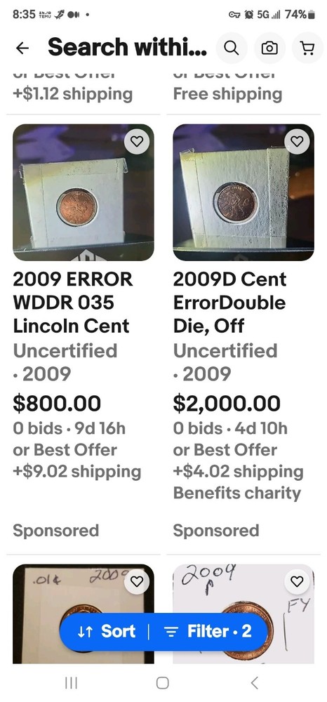 ☆☆Must Have ☆BU 2009-D Lincoln ANNIVERSARY Cent Set Formative Years MS ERRORS☆☆☆