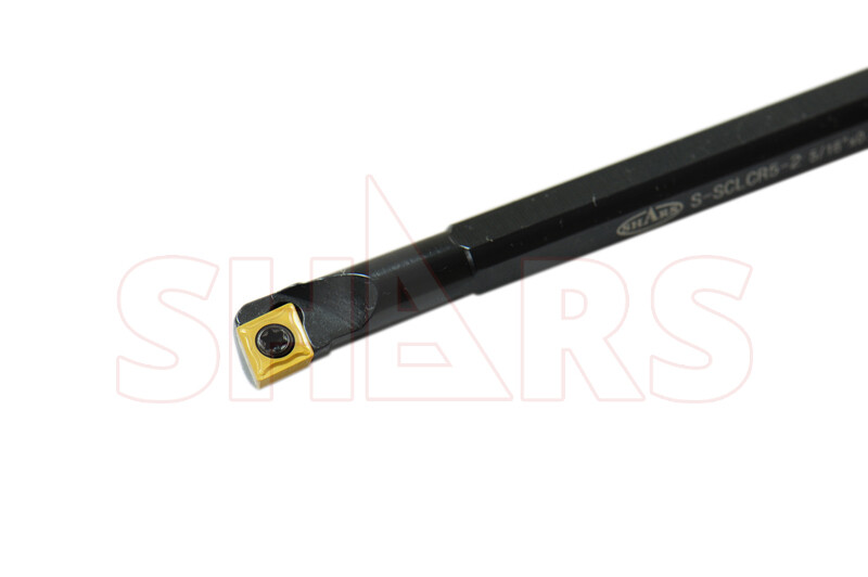 SHARS 2PCS 3/8 SCLCR INDEXABLE BORING BAR HOLDER + CCMT INSERT + CERTIFICATE !]