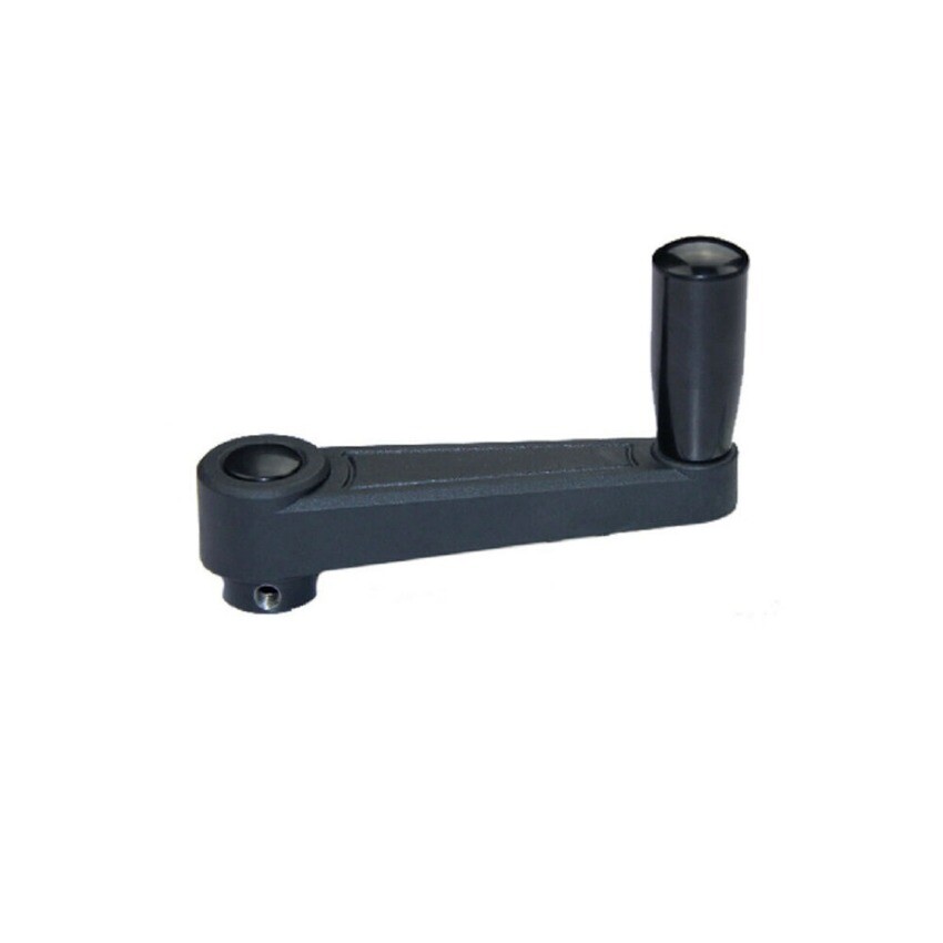 Crank Handle with Round or Square Installation Hole and Revolving Handle