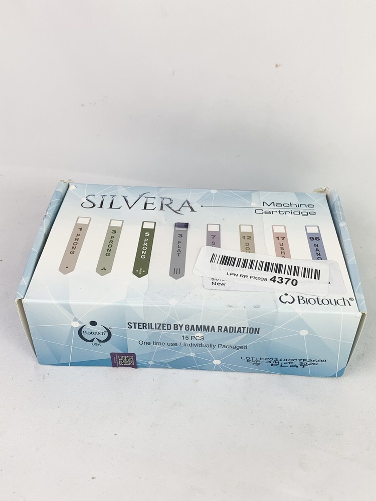 Biotouch SILVERA Machine Cartridge 3 Flat 15 pcs Exp. 6/2026