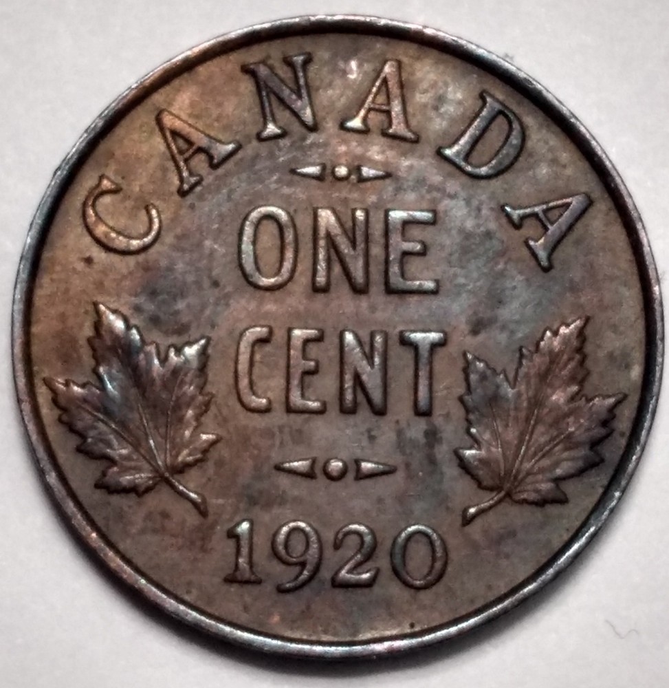 Canada 1920 Small Cent