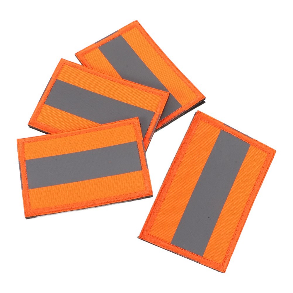 4 Pcs Outdoor Backpack Patch Rain Jackets Reflective Clothes Patches