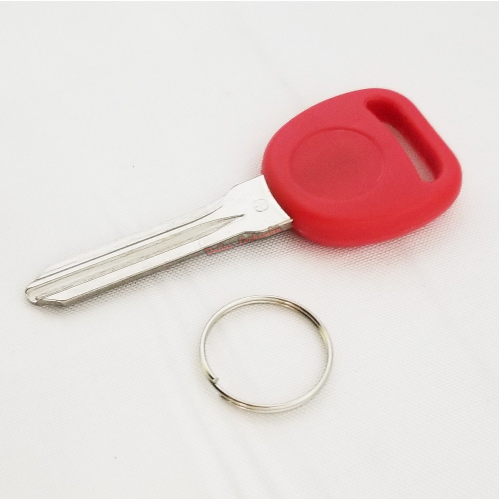 New Red B111 Transponder Chipped Key For Gm Vehicles Easy DIY Programming