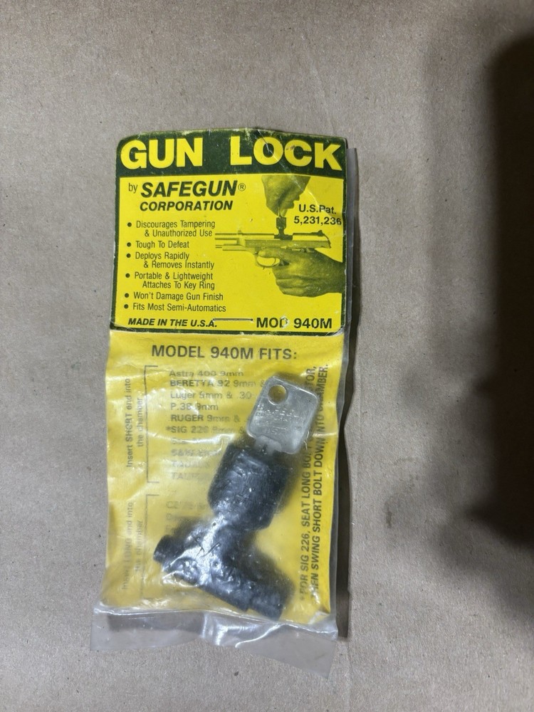 Gun Lock By Safe Gun Model  940m