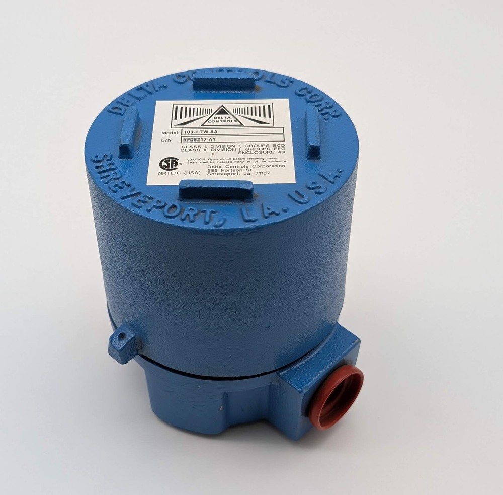 Delta Controls 103-1-7W-AA Probe Level Switch 10A SPDT 120VAC Explosion Proof