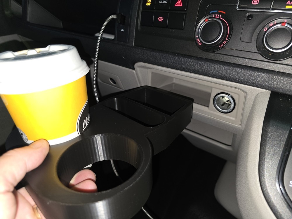 VW T6 Dual Cup Holder
