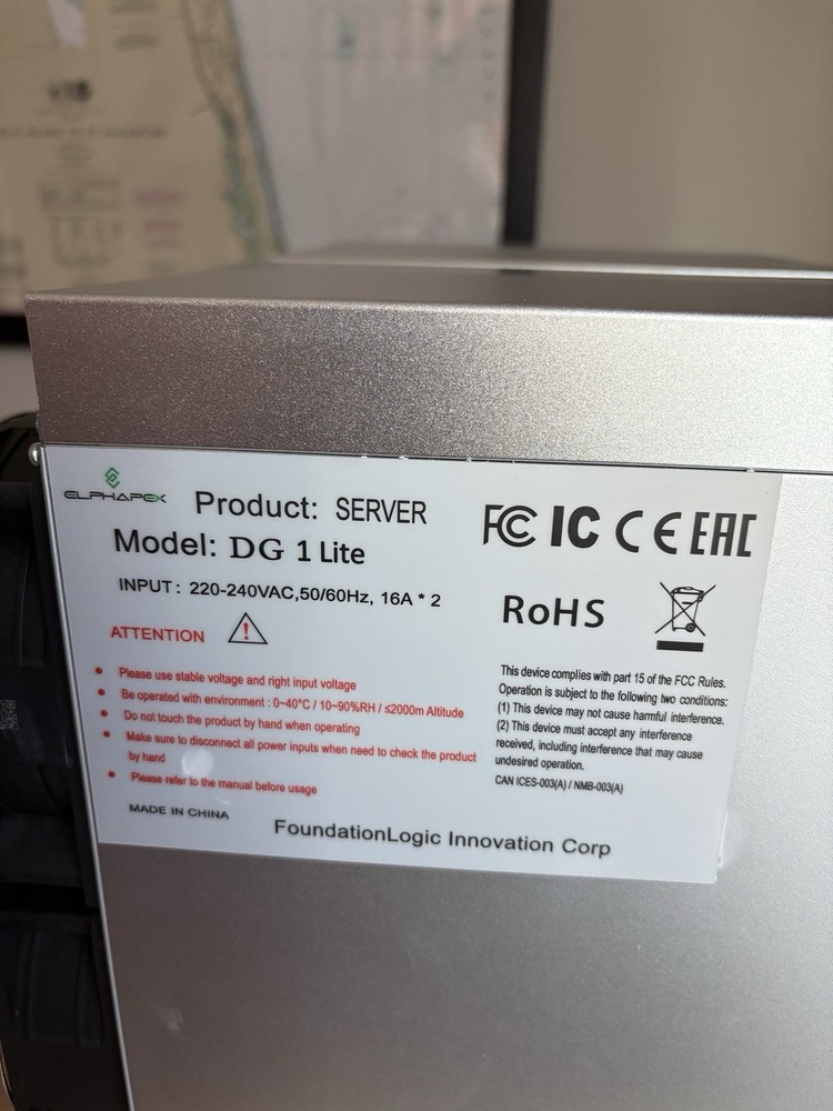 Elphapex DG 1 Lite Script Crypto Miner