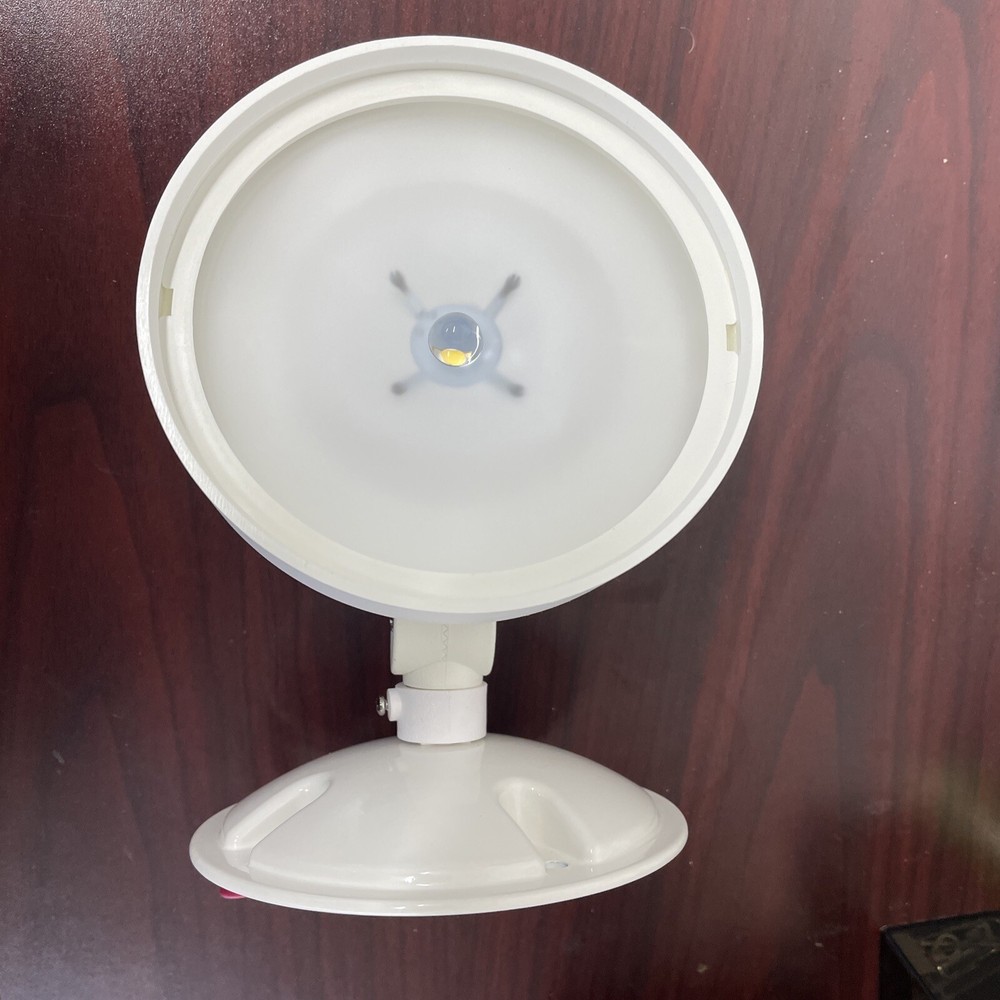 EATON Emergency LED Light SRP30WH Single head white plastic emergency remote