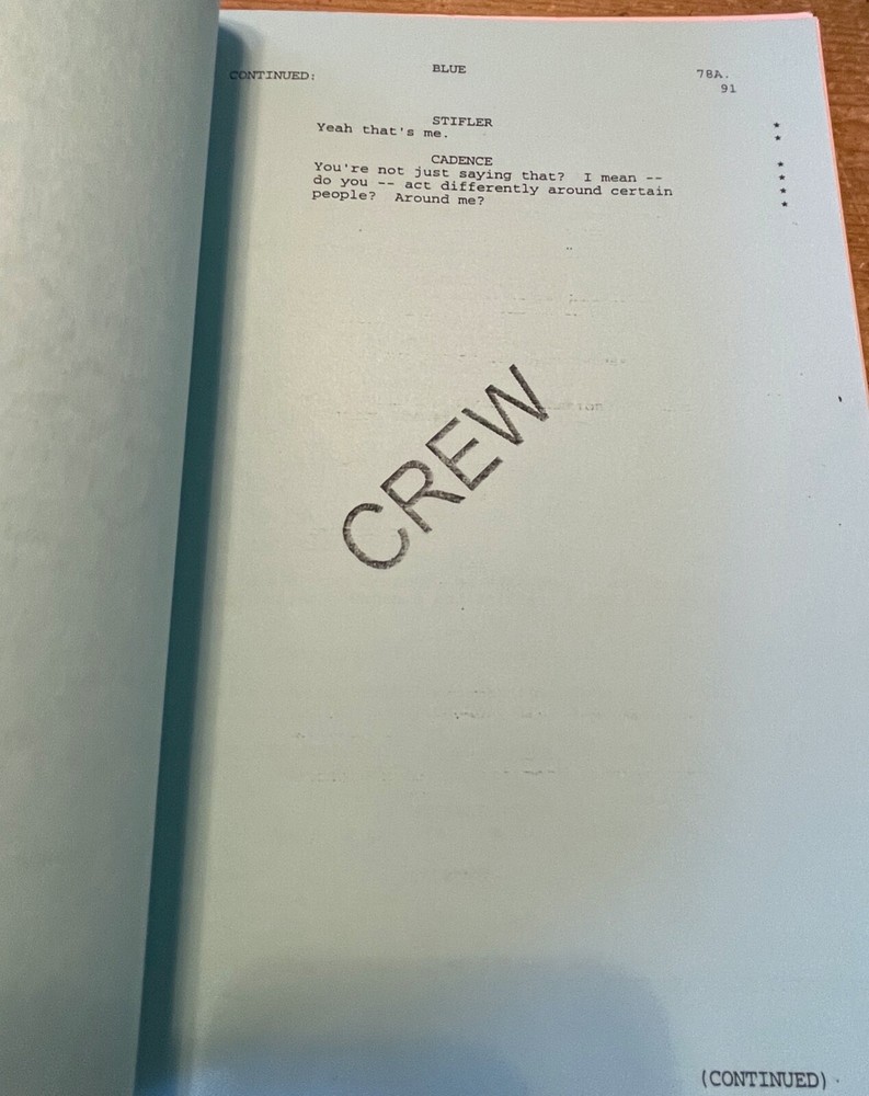 AMERICAN WEDDING MOVIE SCREENPLAY SCRIPT ORIGINAL ADAM HERZ