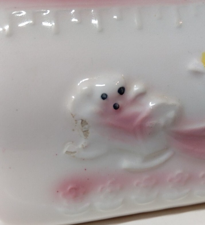Ceramic Baby Bottle Planter Vase Decor