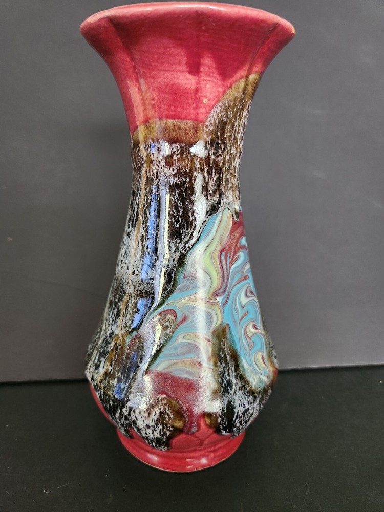Signed Nimadji Style Pottery Vase
