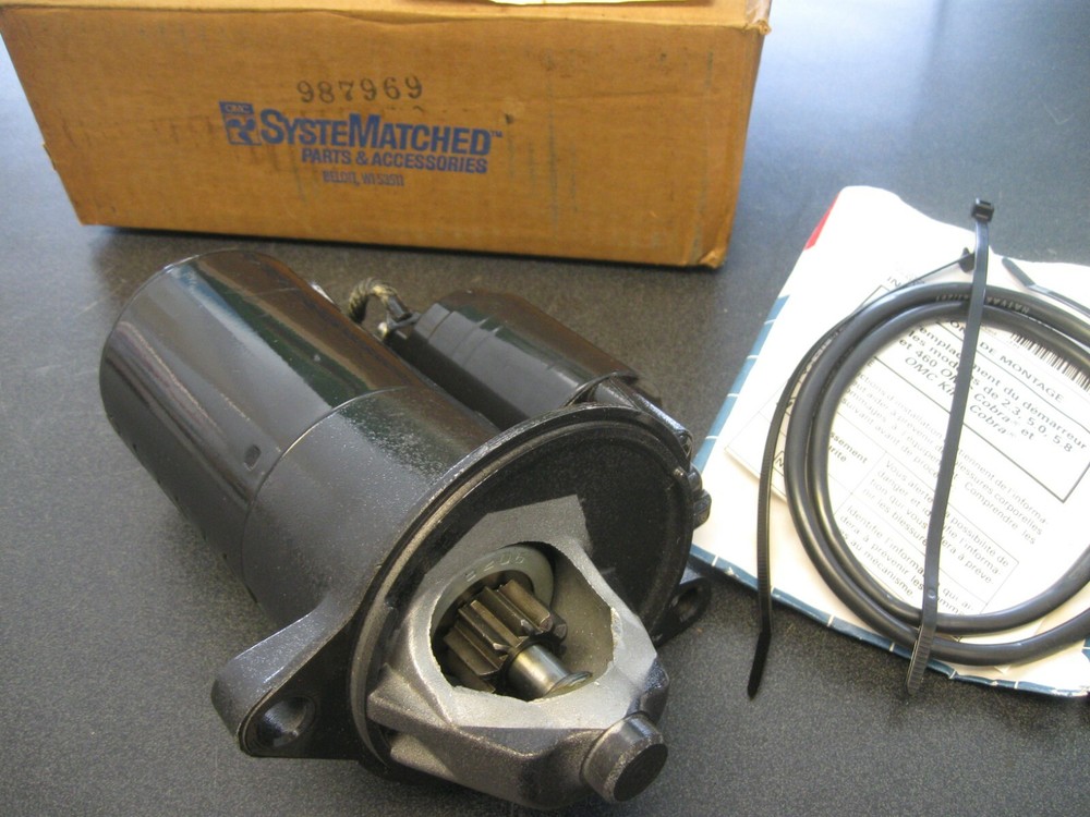 Johnson Evinrude OMC 0987969 Starter Motor Assy