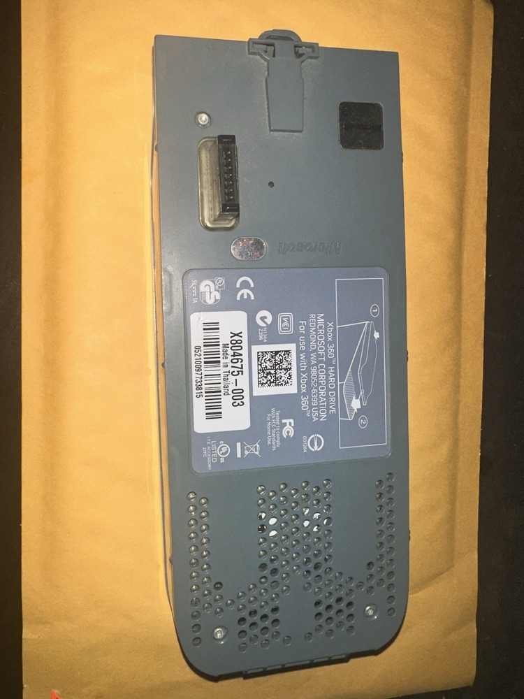 UNTESTED Xbox 360 Official OEM External Hard Drive HDD
