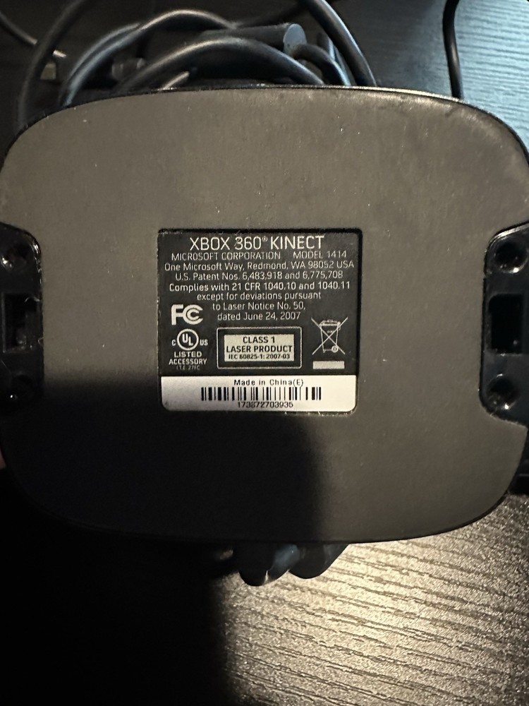 Microsoft Xbox 360 Kinect Motion Sensor Model 1414 Tested Working