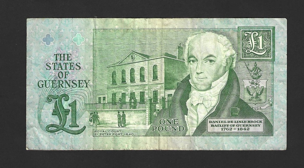 Guernsey - Vintage £1 Pound Banknote - N018270