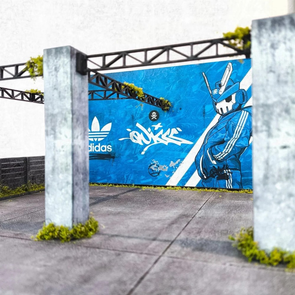 Park Diorama, Adidas Wall