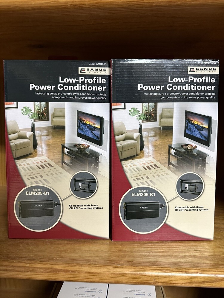 sanus low profile power conditioner