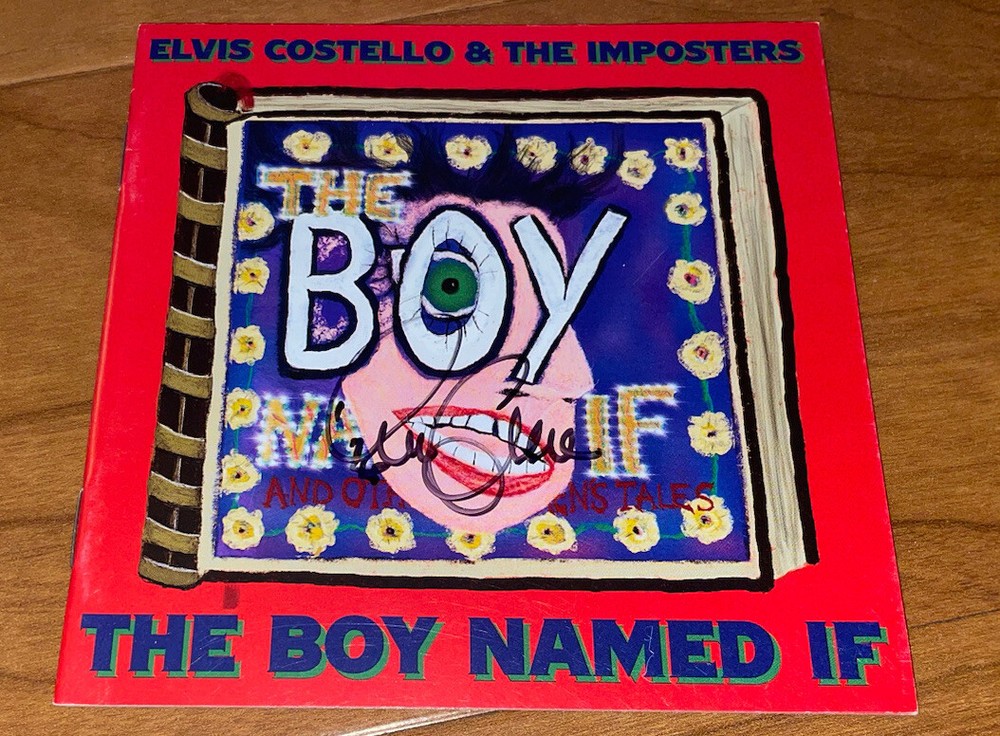 Elvis Costello Signed CD The Boy Named If