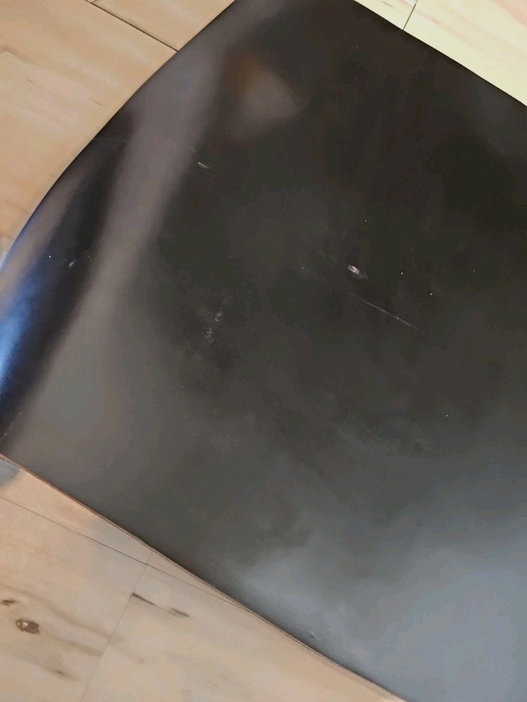 5-6oz BLACK TOOLING ENG-BRIDLE LEATHER HIDE S-BEND PANEL/SHEET/SCRAP/BELT 9+sqf