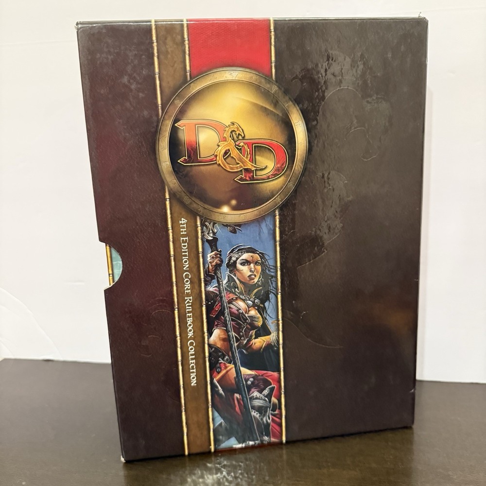 Dungeons and Dragons 4th Edition Core Rulebook Collection 3 Book Set 2008 EUC