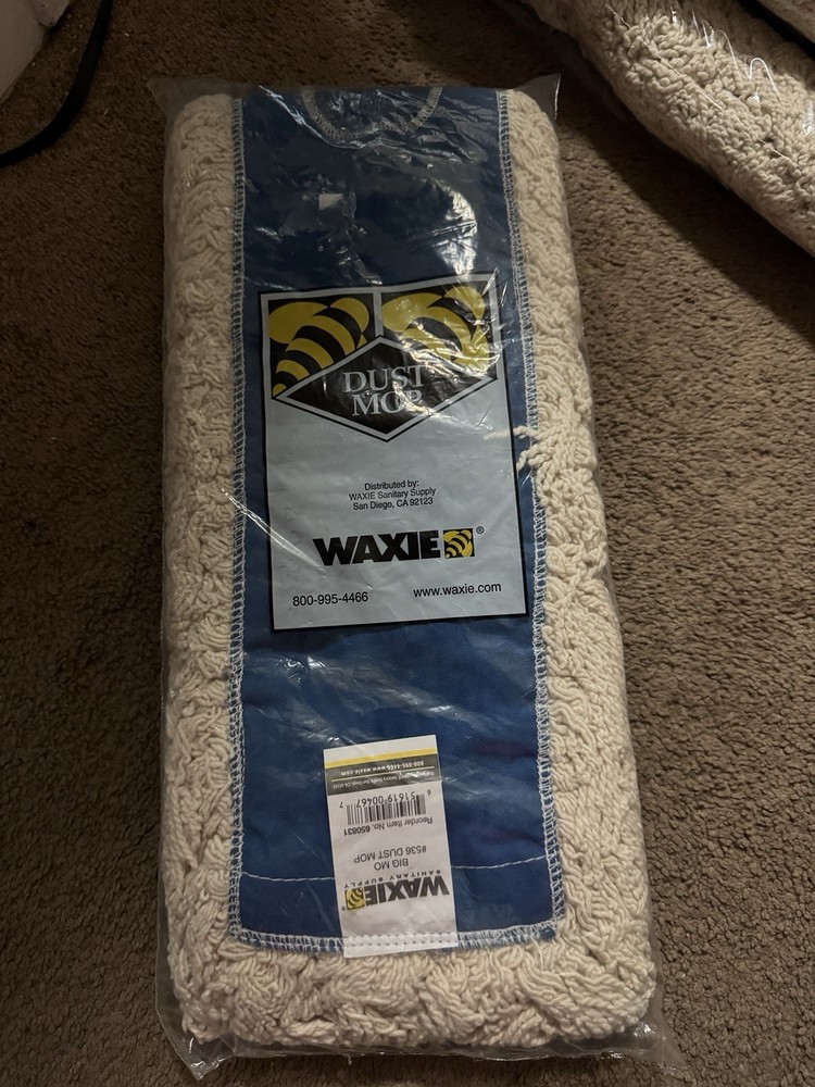 Waxie Sanitary Supply Mop Dust Head Replacement