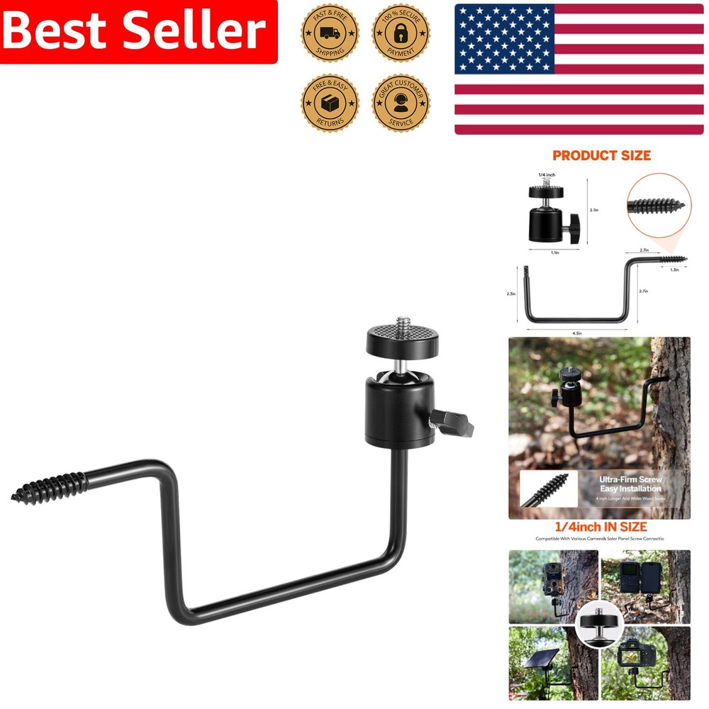 360° Adjustable Trail Camera Mounts - Durable, Tool-Free Installation